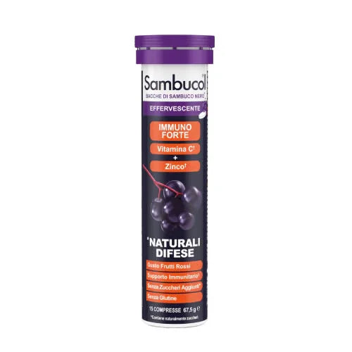SAMBUCOL EFFERVESCENTE 15 COMPRESSE - Farmaspeed