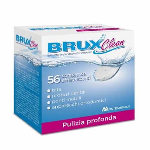 BRUX CLEAN 56 COMPRESSE EFFERVESCENTI - Farmaspeed