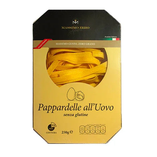MASSIMO ZERO PAPPARDELLE ALL'UOVO 250 G - Farmaspeed