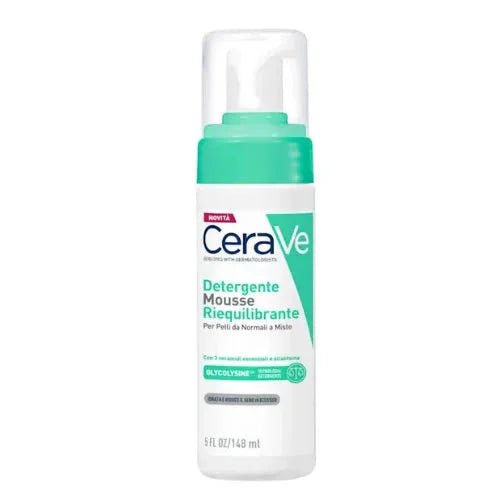 Cerave mousse detergente riequilibrante 148 ml - Farmaspeed