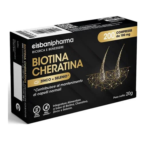 BIOTINA CHERATINA 200 COMPRESSE CISBANI PHARMA - Farmaspeed
