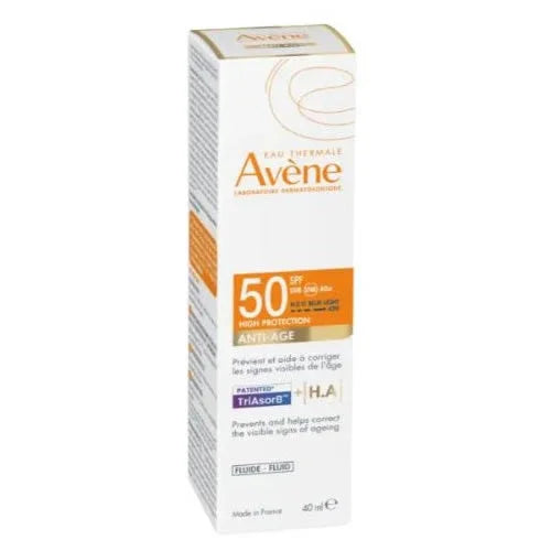 Eau thermale avene solare fluido anti-eta' spf 50 40 ml - Farmaspeed