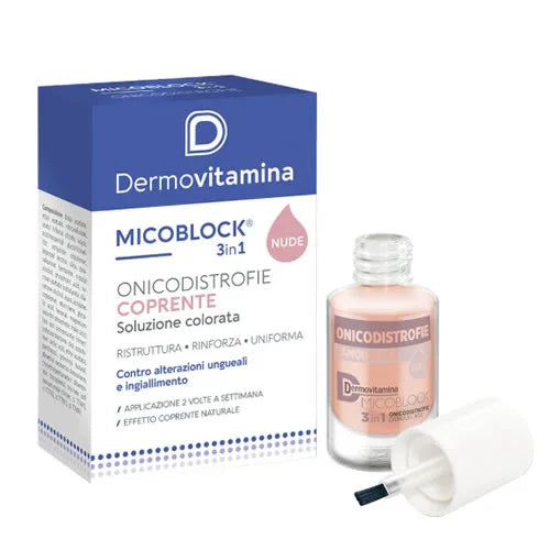 DERMOVITAMINA MICOBLOCK 3 N 1 ONICODISTROFIE COPRENTE 8 ML - Farmaspeed