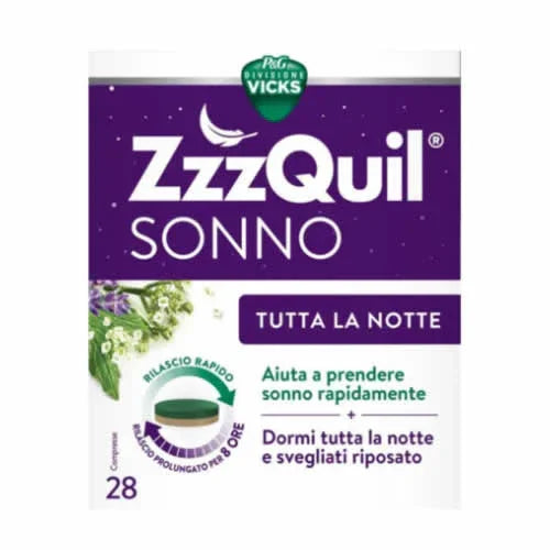 VICKS ZZZQUIL SONNO TUTTA LA NOTTE 28 COMPRESSE - Farmaspeed