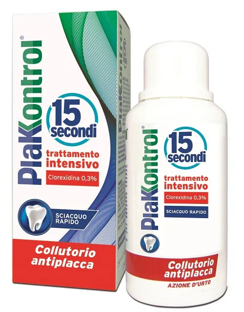 PLAKKONTROL 15 SECONDI COLLUTORIO 250 ML - Farmaspeed