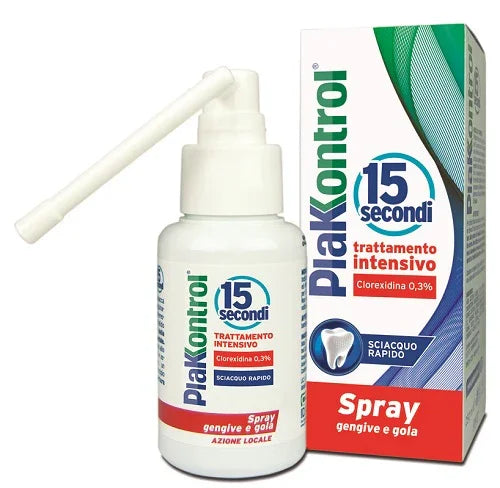 PLAKKONTROL 15 SECONDI COLLUTORIO SPRAY 50 ML - Farmaspeed