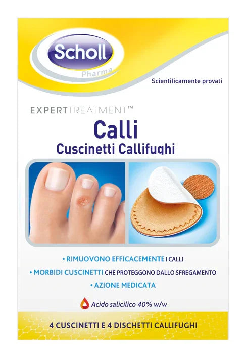 CEROTTO CALLIFUGO CALLI DURI 4 CEROTTI + 4 DISCHETTI - Farmaspeed