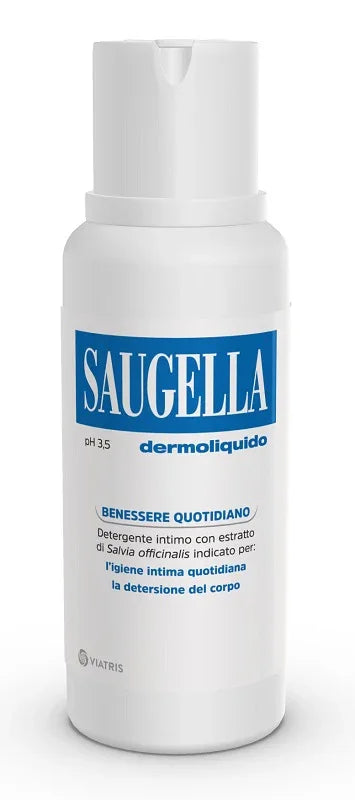 SAUGELLA DERMOLIQUIDO PH 3,5 DETERGENTE INTIMO BENESSERE QUOTIDIANO 750 ML - Farmaspeed