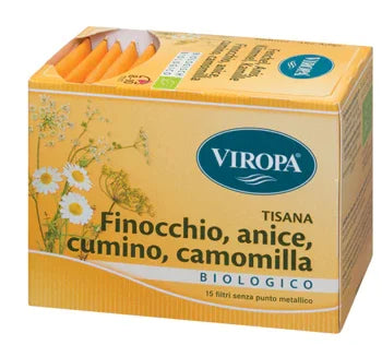 VIROPA FINOCCHIO/CUMINO/ANICE/CAMOMILLA BIO 15 BUSTINE - Farmaspeed