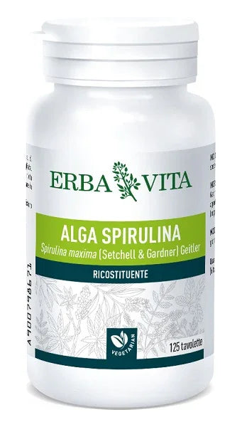 ALGA SPIRULINA 125 TAVOLETTE 400 MG - Farmaspeed