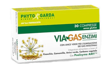 VIAGAS ENZIMI 30 COMPRESSE - Farmaspeed