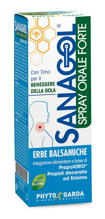 SANAGOL SPRAY FORTE ERBE BALSAMICHE 20 ML - Farmaspeed