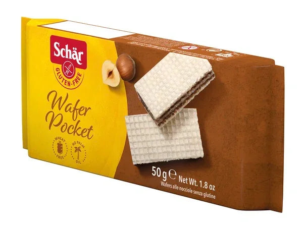 SCHAR WAFER POCKET ALLA NOCCIOLA 50 G - Farmaspeed