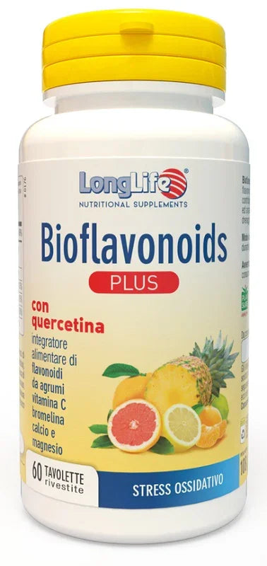 LONGLIFE BIOFLAVONOIDS PLUS 60 TAVOLETTE RIVESTITE - Farmaspeed