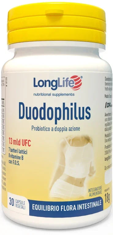 LONGLIFE DUODOPHILUS 30 CAPSULE VEGETALI - Farmaspeed