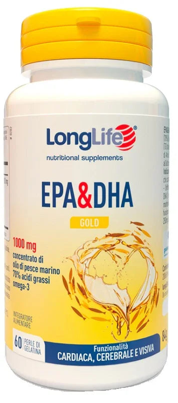 LONGLIFE EPA DHA GOLD 60 PERLE - Farmaspeed