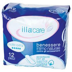 ILLA CARE ASSORBENTE NOTTE EXTRA 12 PEZZI - Farmaspeed