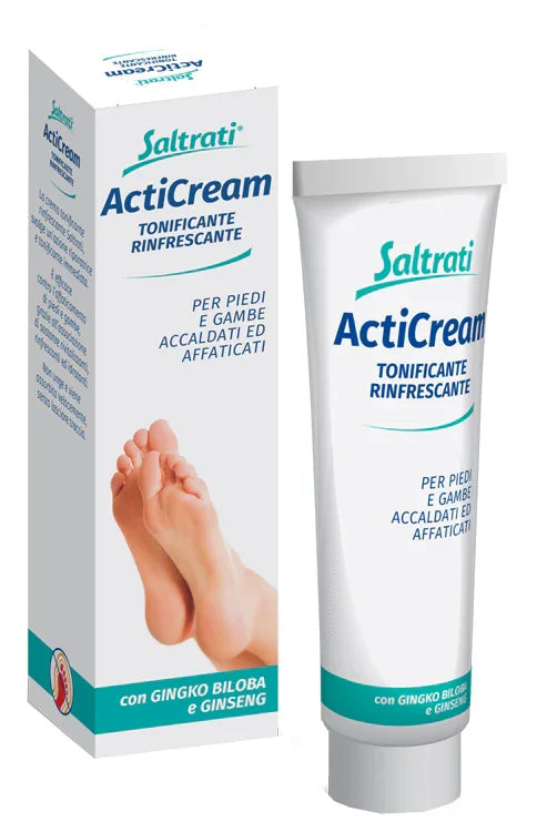 SALTRATI ACTICREAM TONIFICANTE RINFRESCANTE PER PIEDI E GAMBE 100 ML - Farmaspeed