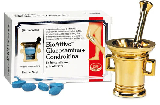 BIOATTIVO GLUCOSAMINA + CONDROITINA 60 COMPRESSE - Farmaspeed