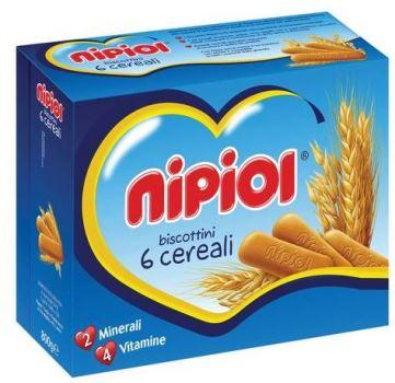 NIPIOL BISCOTTINI 6 CEREALI 800 G - Farmaspeed