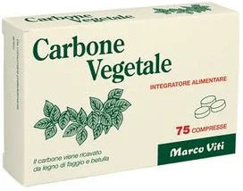 CARBONE VEGETALE 75 COMPRESSE - Farmaspeed