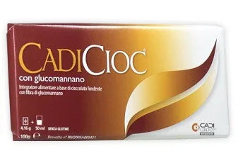 CADICIOC TAVOLETTA FONDENTE CON GLUCOMANNANO 100 G - Farmaspeed