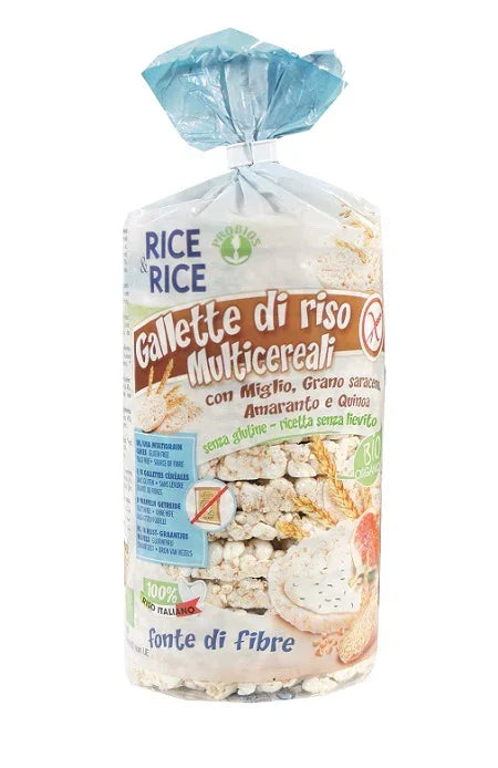 RICE&RICE GALLETTE MULTICEREALI 100 G SENZA LIEVITO - Farmaspeed