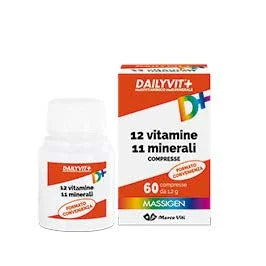 MASSIGEN DAILYVIT 12 VITAMINE 11 MINERALI 60 COMPRESSE RIVESTITE - Farmaspeed