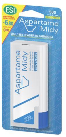 ESI ASPARTAME MIDY 500 COMPRESSE CON DISPENSER - Farmaspeed