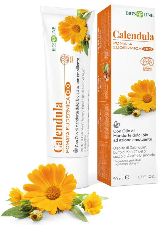 BIOSLINE CALENDULA POMATA EUDERMICA BIO 50 ML - Farmaspeed
