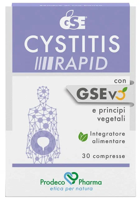 GSE CYSTITIS RAPID 30 COMPRESSE - Farmaspeed