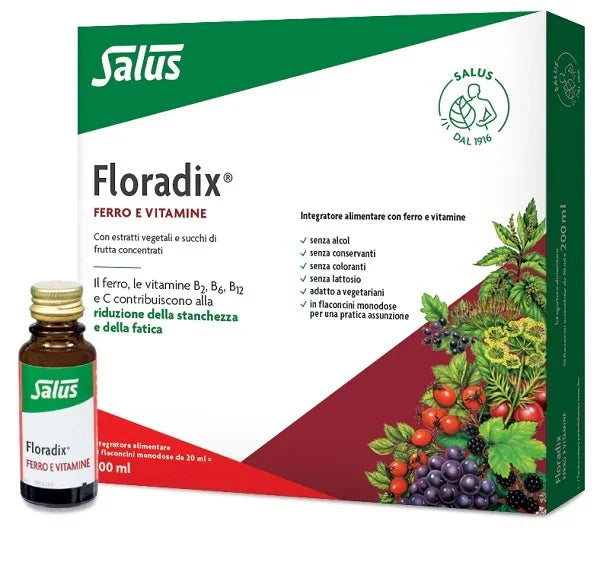 FLORADIX MONODOSE 10 FLACONCINI DA 20 ML - Farmaspeed