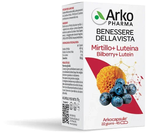 ARKO CAPSULE MIRTILLO+LUTEINA 45 CAPSULE - Farmaspeed
