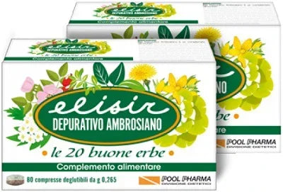 ELISIR DEPURATIVO AMBROSIANO 20 COMPRESSE 5,3 G - Farmaspeed