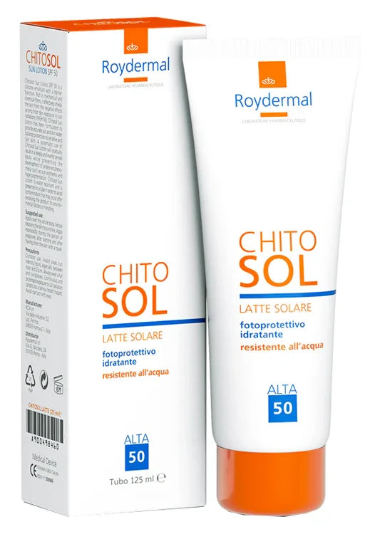CHITOSOL LATTE SOLARE SPF50 125 ML - Farmaspeed