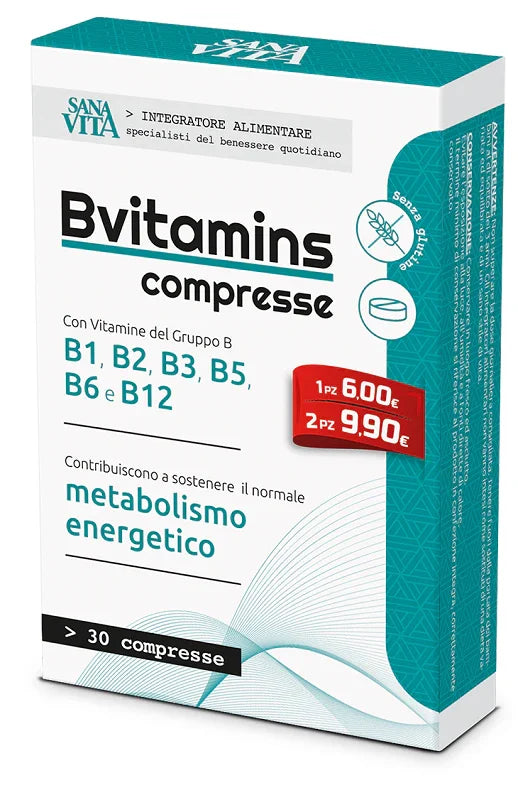 SANAVITA BVITAMINS 30 COMPRESSE - Farmaspeed