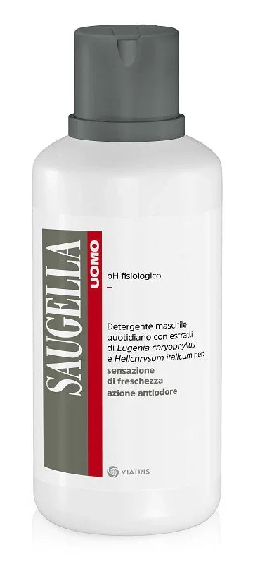 SAUGELLA UOMO PH FISIOLOGICO DETERGENTE MASCHILE 500 ML - Farmaspeed