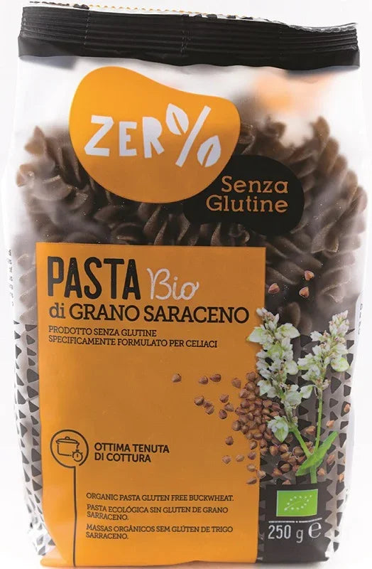 ZERO% GLUTINE FUSILLI GRANO SARACENO INTEGRALE SENZA GLUTINE250 G - Farmaspeed