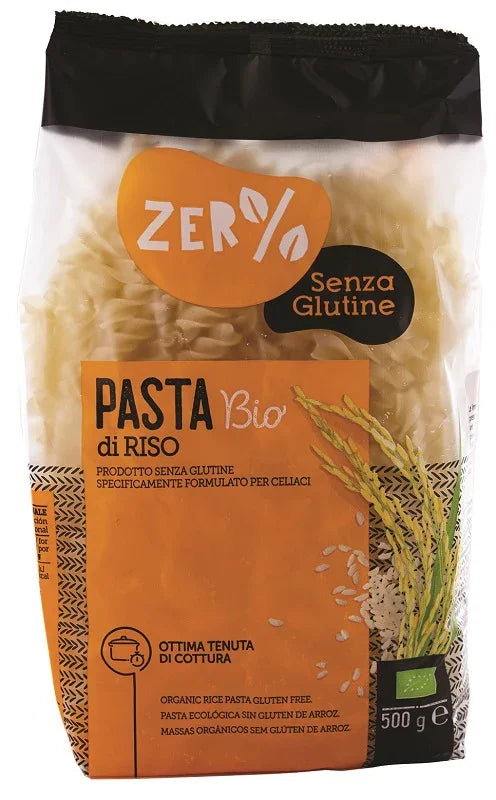 ZERO% GLUTINE PASTA RISO FUSILLI SENZA GLUTINE BIO 500 G - Farmaspeed