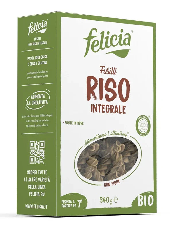 FELICIA BIO RISO INTEGRALE FUSILLI 340 G - Farmaspeed