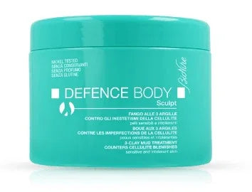 DEFENCE BODY ANTICELLULITE FANGO ALLE 3 ARGILLE VASO 500 G - Farmaspeed