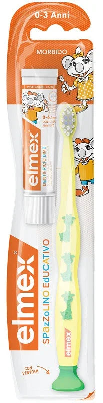 ELMEX SPAZZOLINO BIMBI EDUCATIVO NEW 0-3 ANNI - Farmaspeed