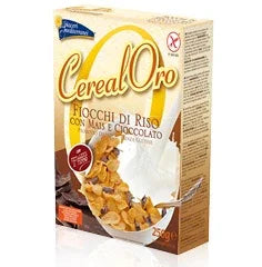 PIACERI MEDITERRANEI CEREALORO FIOCCHI RISO MAIS E CIOCCOLATO 250 G - Farmaspeed