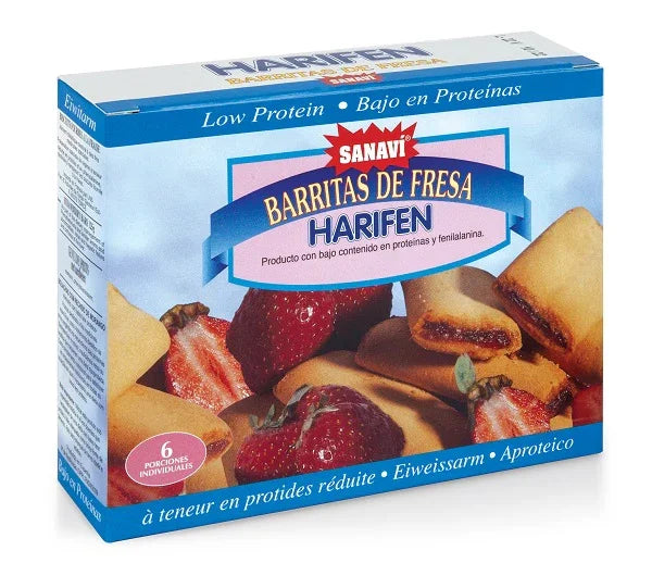 HARIFEN SNACK FRAGOLA 125 G - Farmaspeed