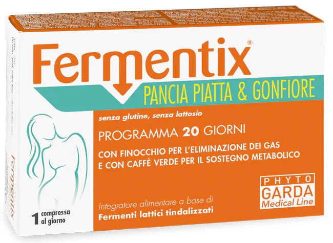 FERMENTIX PANCIA PIATTA E GONFIORE 20 COMPRESSE - Farmaspeed