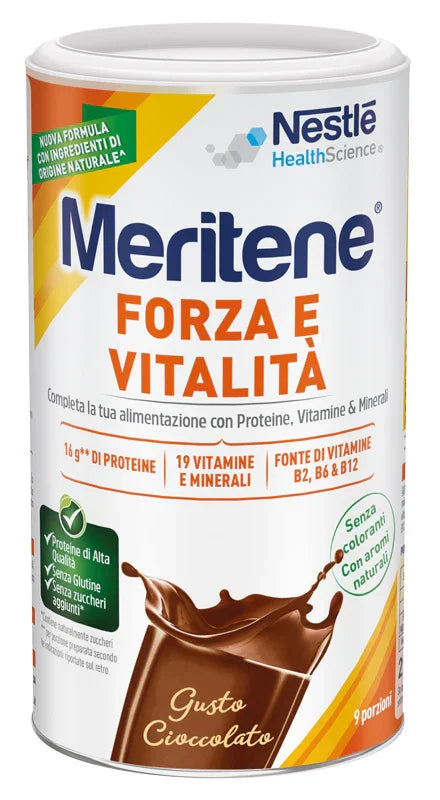 MERITENE FORZA E VITALITA' CIOCCOLATO 270 G - Farmaspeed