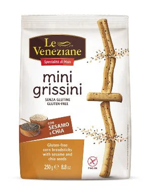 LE VENEZIANE MINI GRISSINI SESAMO E CHIA 250 G - Farmaspeed