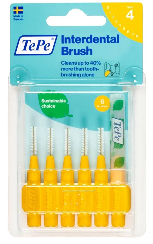 TEPE SCOVOLINO GIALLO 0,7 MM 6 PEZZI - Farmaspeed