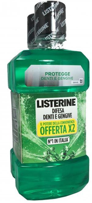 LISTERINE DIFESA DENTI E GENGIVE BUNDLE 2 X 500 ML - Farmaspeed