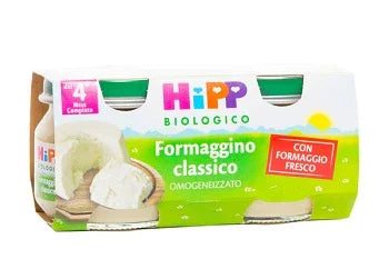 HIPP BIO OMOGENEIZZATO FORMAGGINO CLASSICO 2X80 G - Farmaspeed
